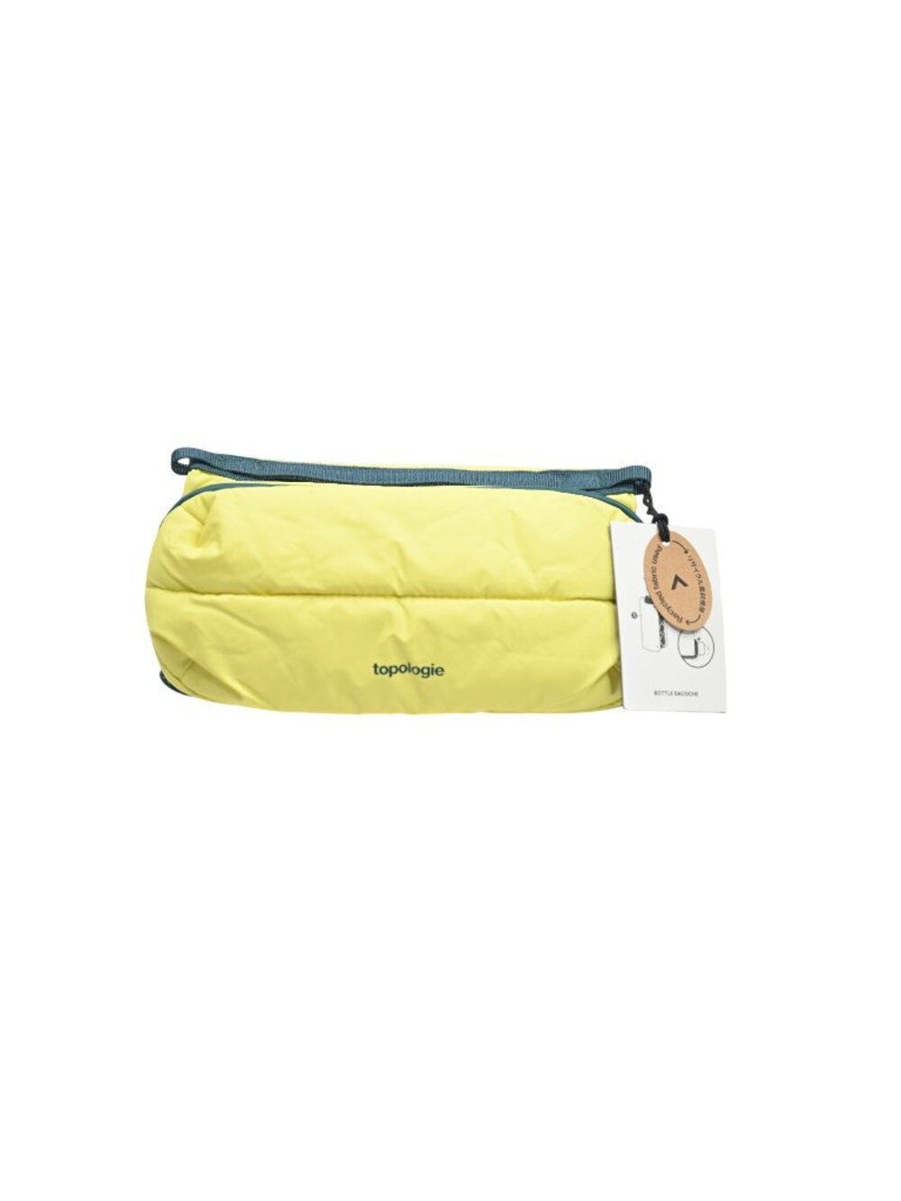 Topologie Bottle Sacoche Medium Puffer Bag in Canary Yellow